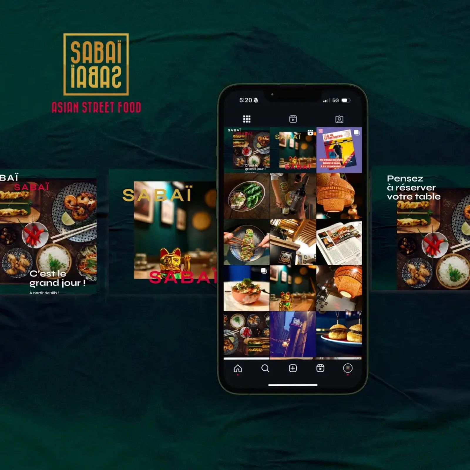 Réalisation Studio Nineteen pour Sabaï Sabaï