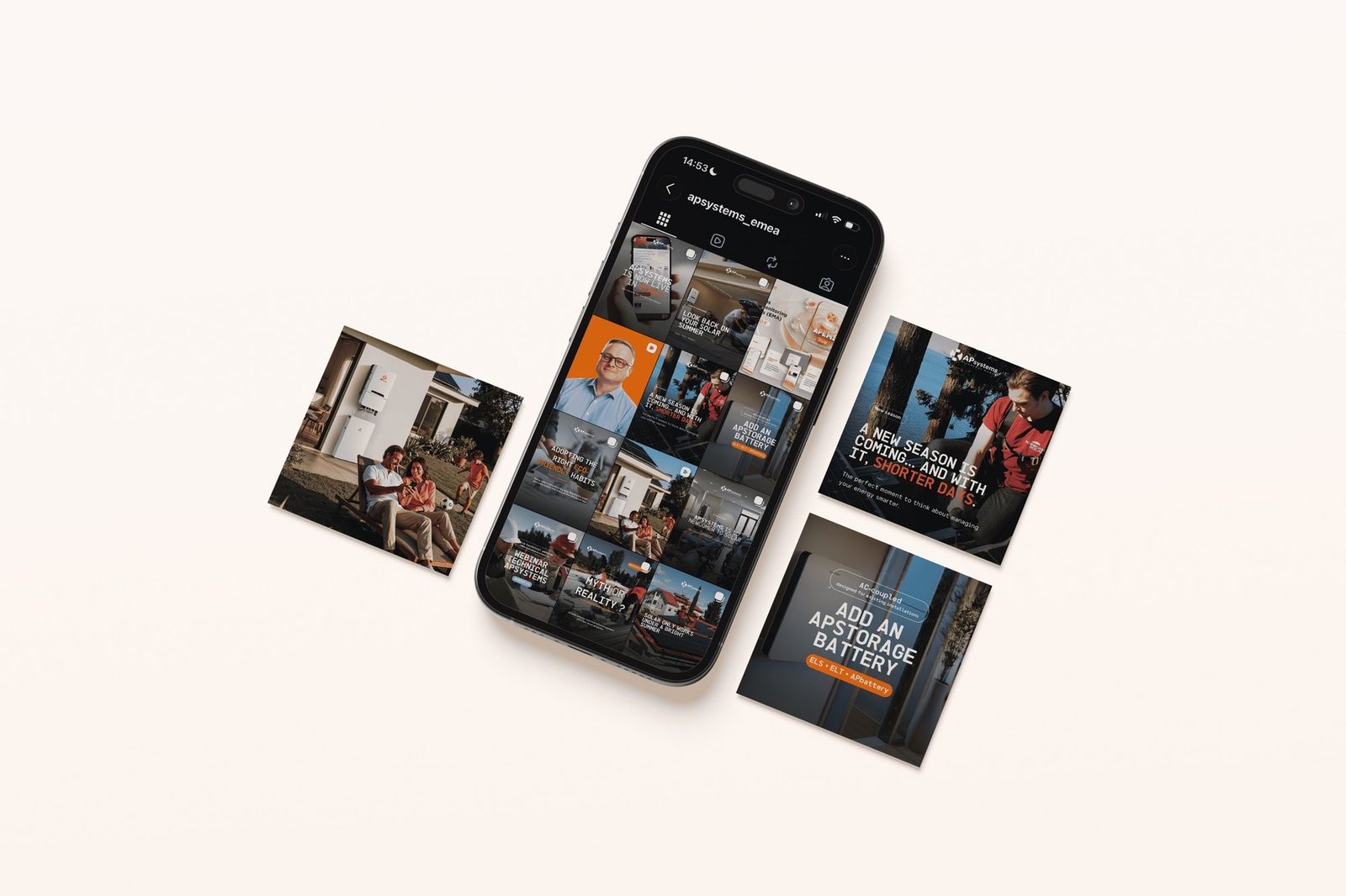 Réalisation Studio Nineteen pour APsystems