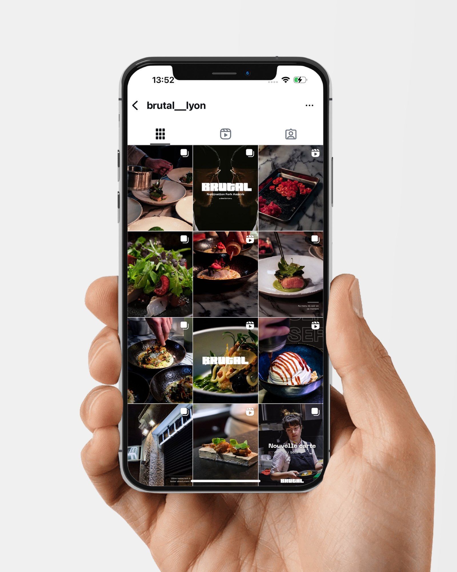 Brutal, le site en version mobile