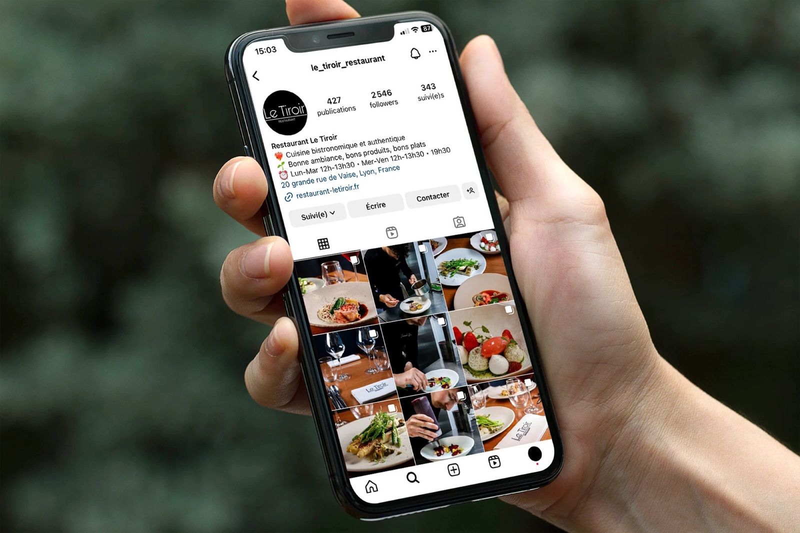 Le Tiroir, le compte Instagram
