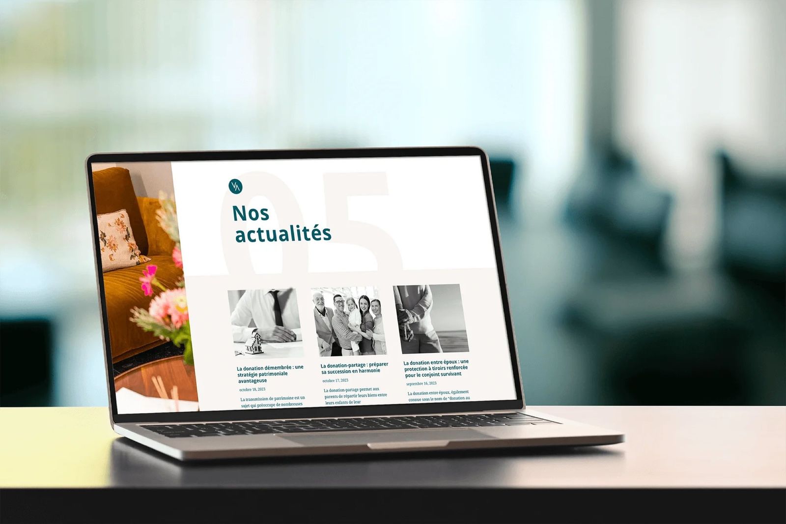 Thivel Notaires, le site internet