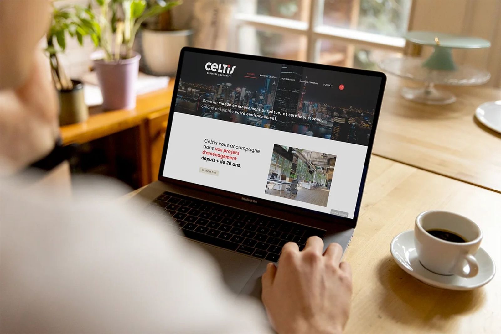 Celtis Business Corporate, le site internet