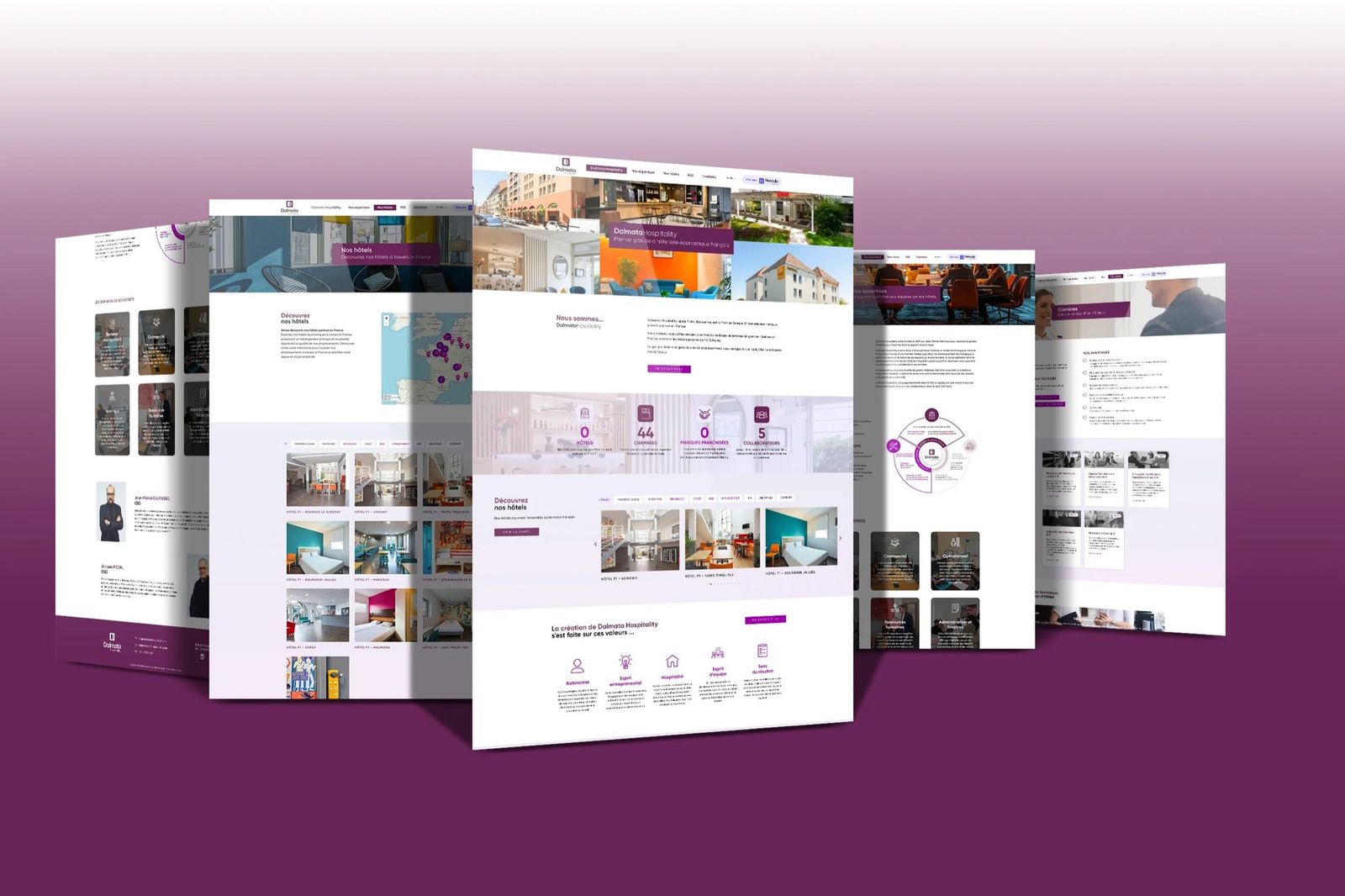 Dalmata Hospitality, le site internet