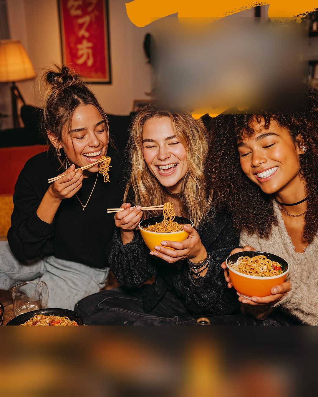 Marque de nouilles instantanées, le compte Instagram