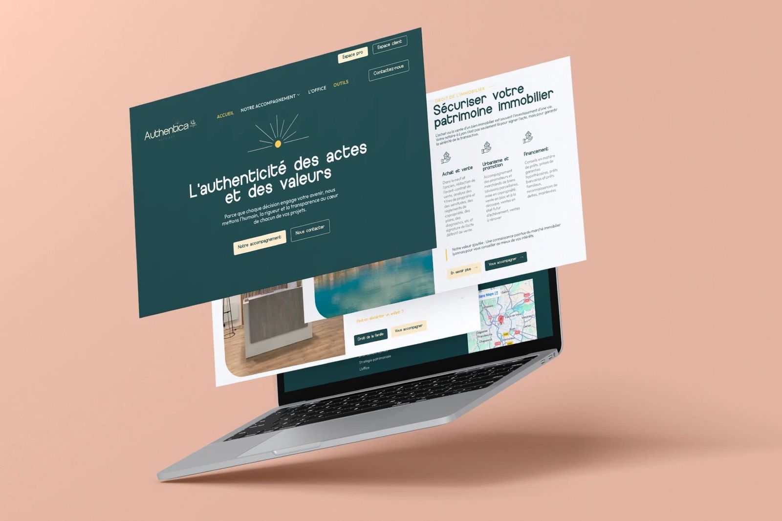 Authentica, le site internet