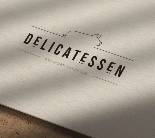 Logo-Delicatessen-american-barbecue-restaurant-lyon